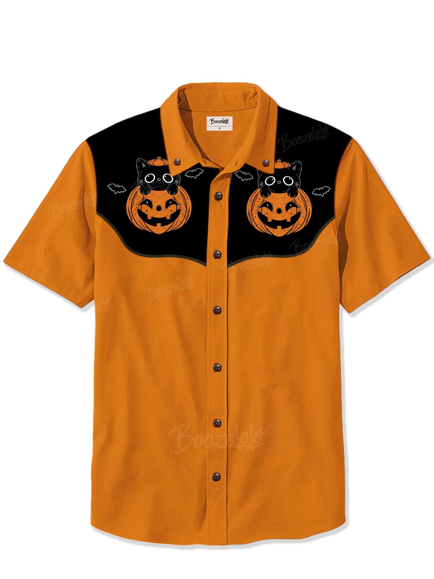【Mystic Heart X Boozelele】Catpumpkin- 100% Cotton Shirt