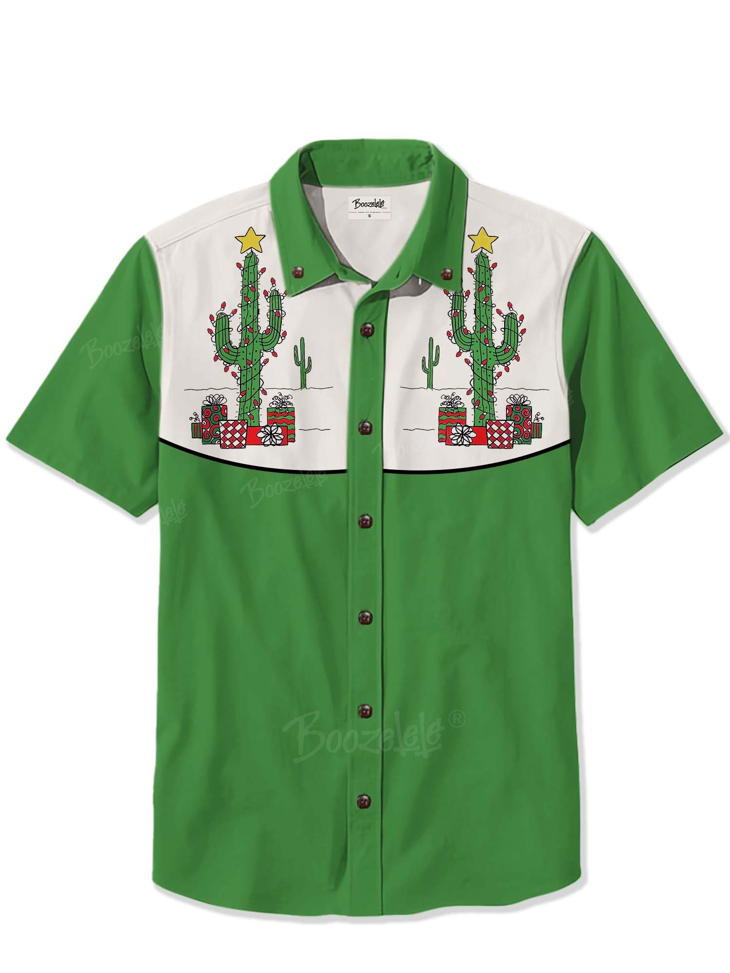 Christmas Western Cactus - 100% Cotton Shirt