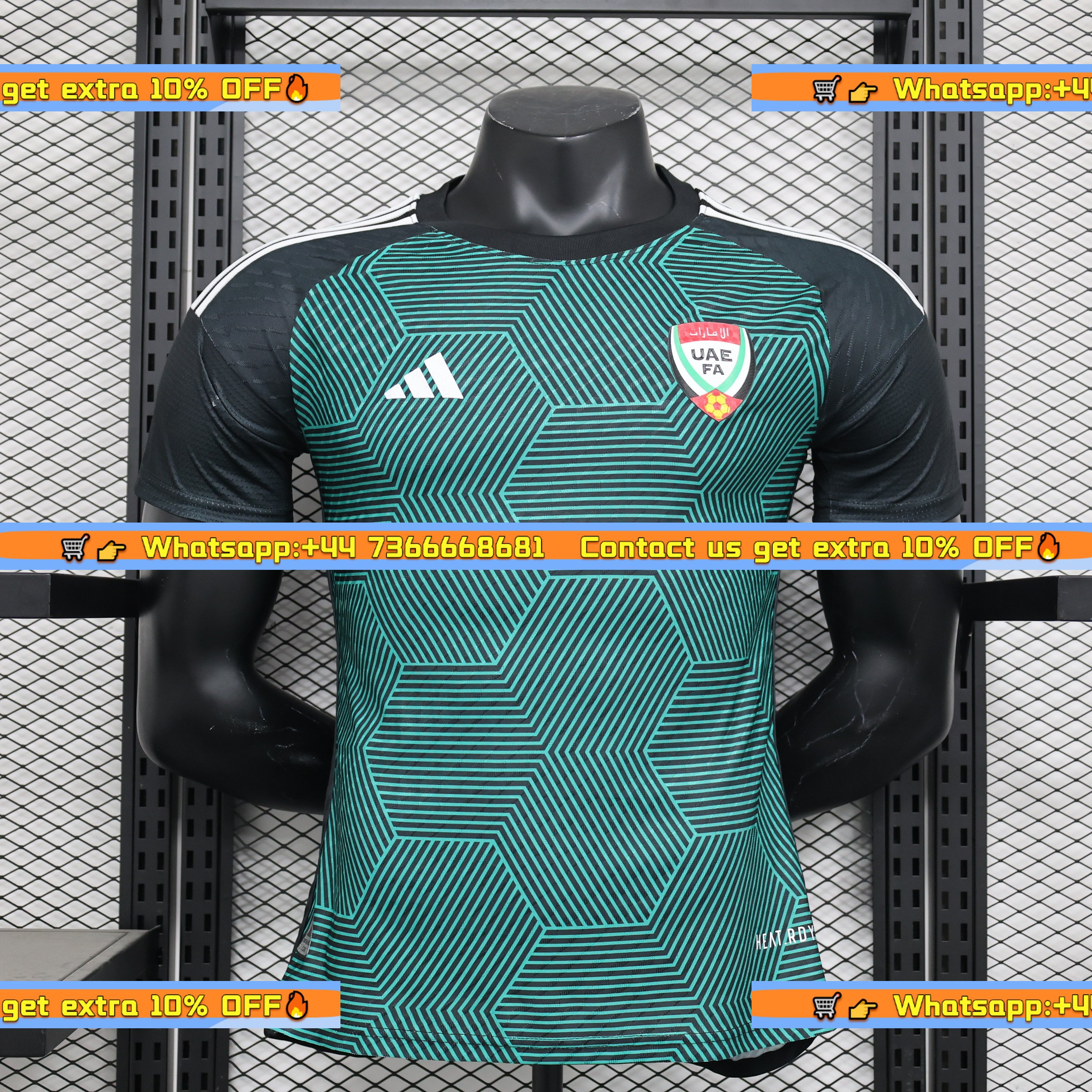 United Arab Emirates 2024 Away Stadium Jersey - Player Version