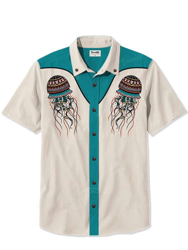 Tattoo Jellyfish - 100% Cotton Shirt