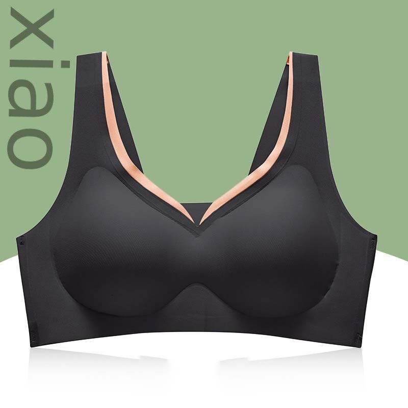 Bras-Roseheart New For Women  Pink Skin Wireless Padded Bras Push Up Bralette One-Piece Bras Invisible Cup A B Underwear Seamless-Bras
