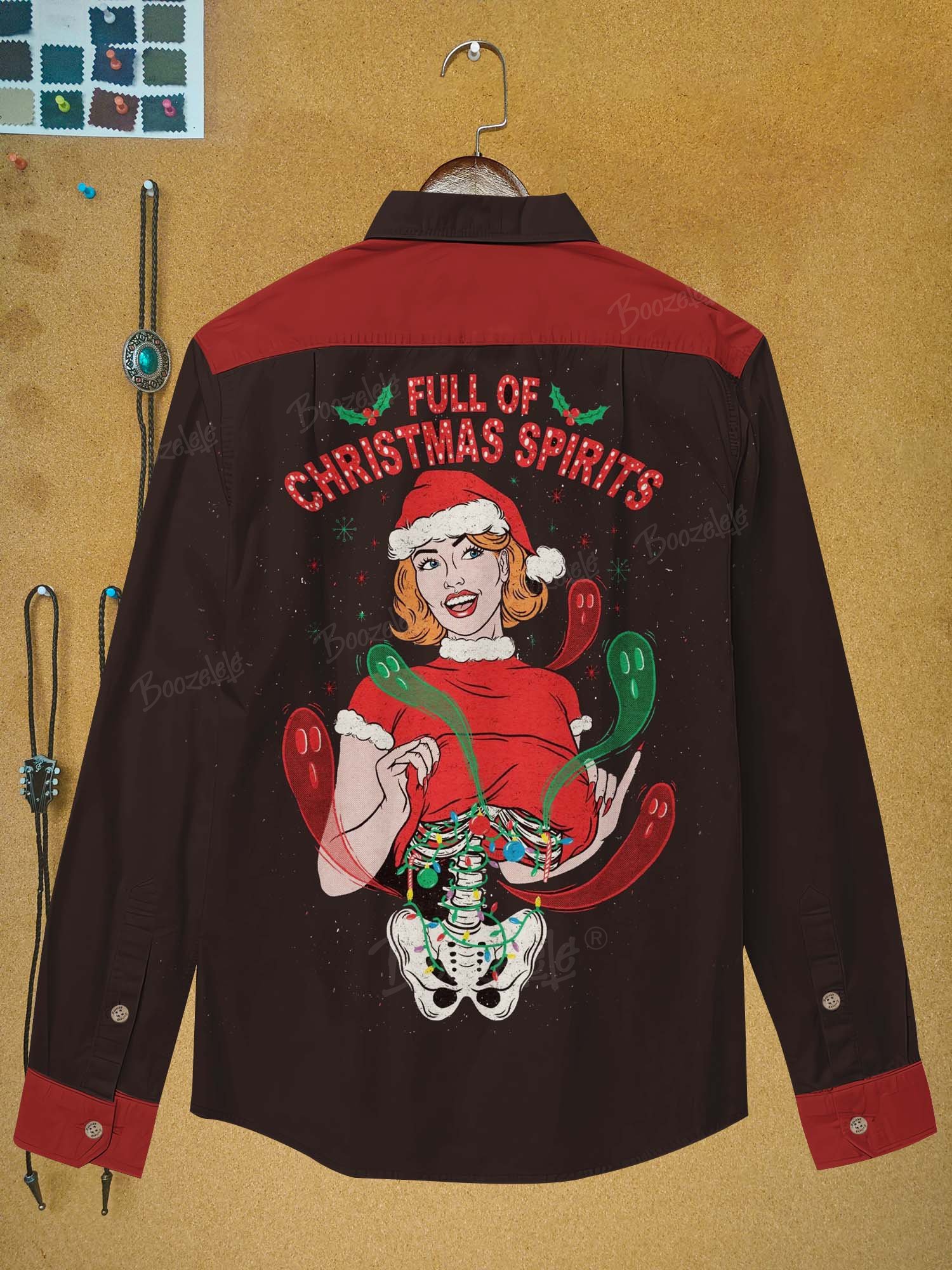 Full Of Christmas Spirits - 100% Cotton Long Sleeves Shirt