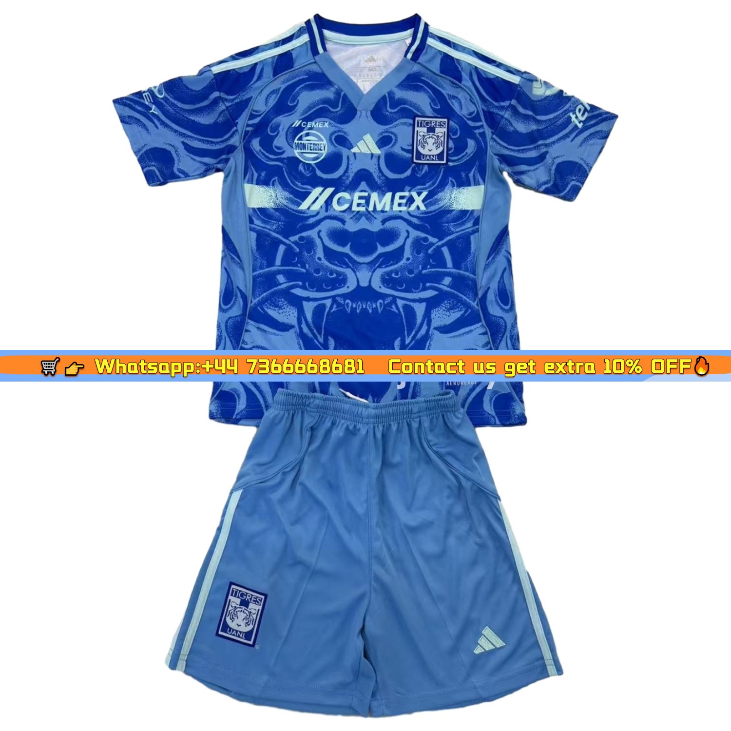 Tigres UANL 25-26 Away Kids Kit