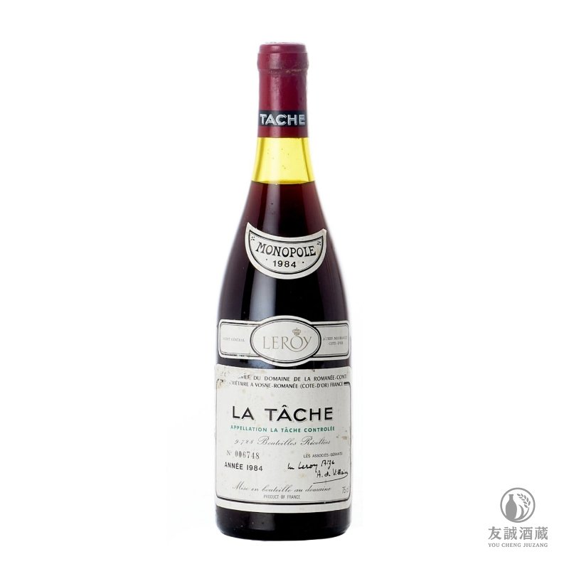 1984年 Roman&eacute;e-Conti La T&acirc;che 拉塔希特級園紅酒 友誠酒藏