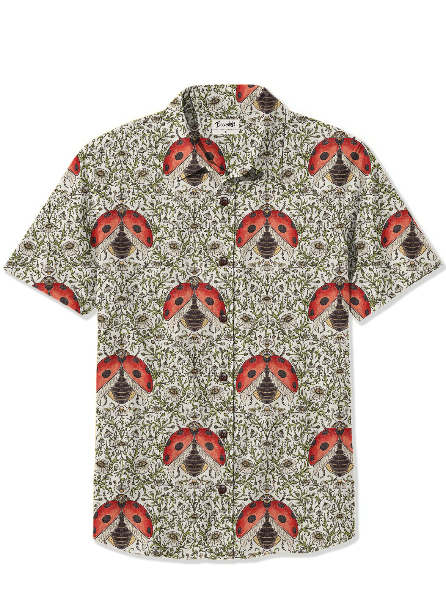 【Olena Kovalova X Boozelele】Ladybug and Daisy- 100% Cotton Shirt