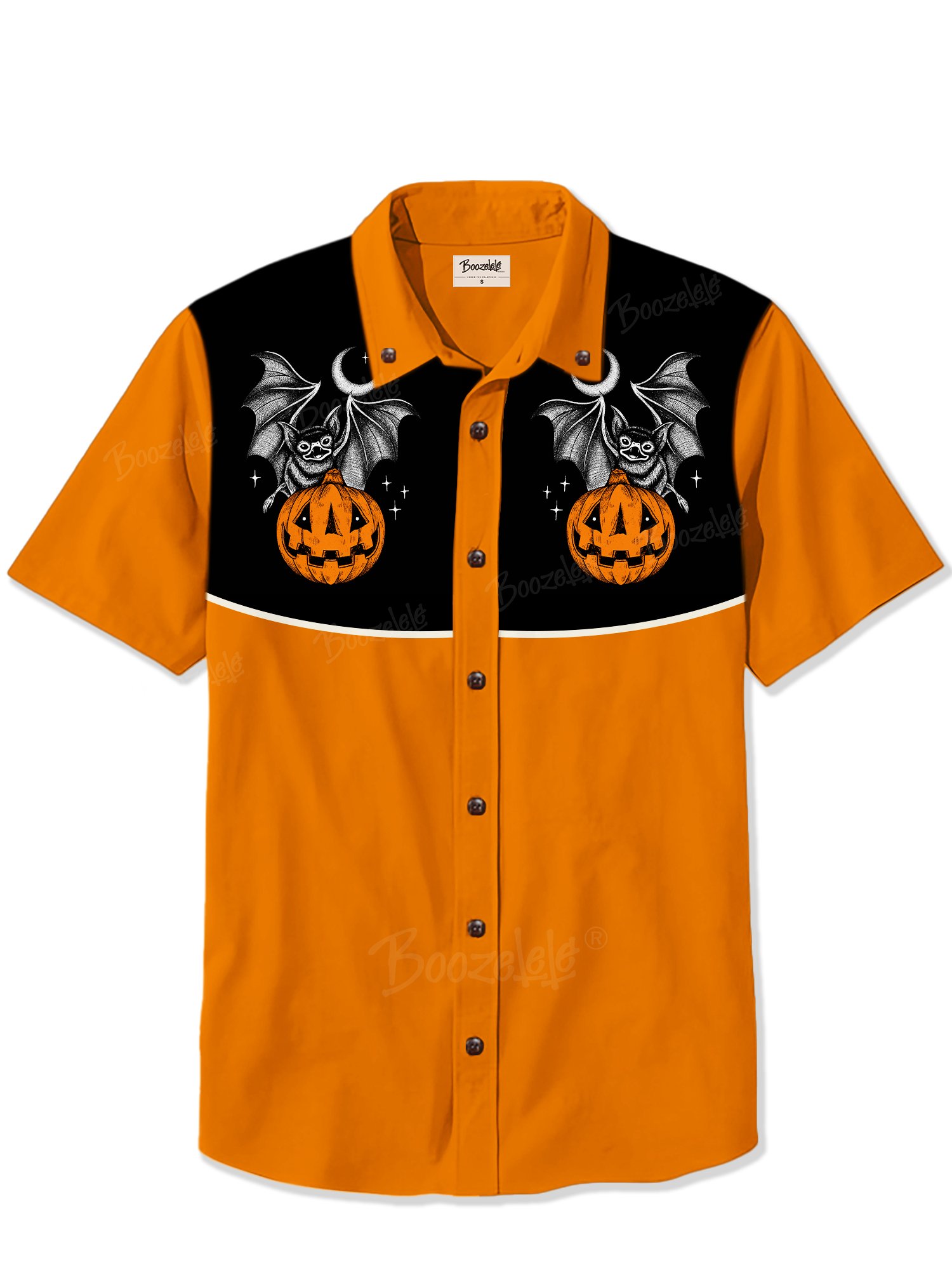 【Mystic Heart X Boozelele】Batpumpkin- 100% Cotton Shirt