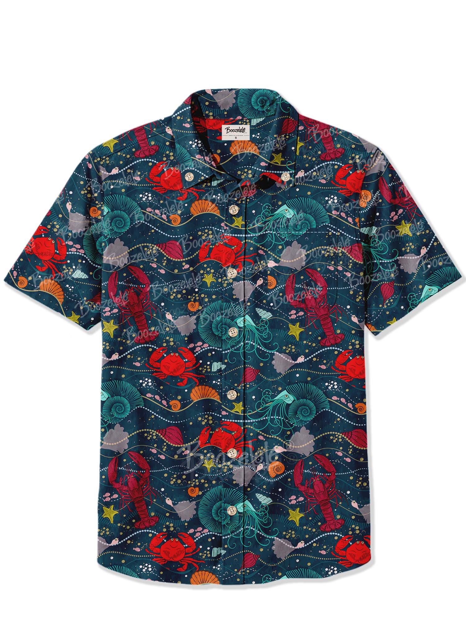 【Pallavi Chaudhary X Boozelele】Ocean Crustacean Core - 100% Cotton Shirt