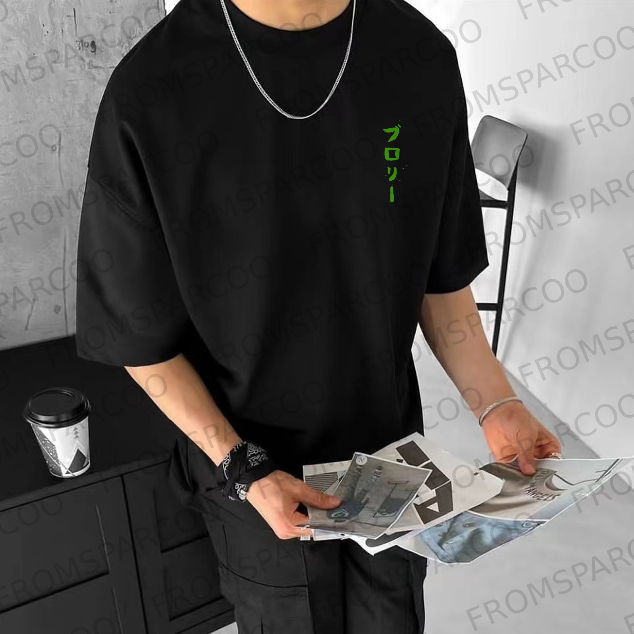 Unisex Loose DB Anime Print T-Shirt