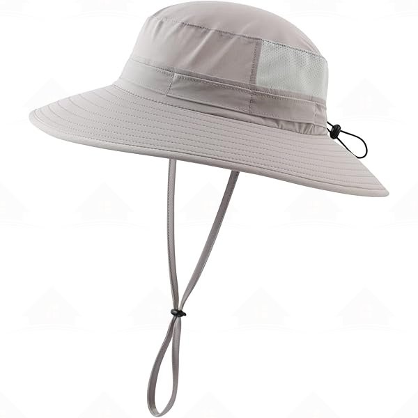 Home Prefer Men's Sun Hat UPF50+ Light Weight Bucket Hat Wide Brim Fishing Hat