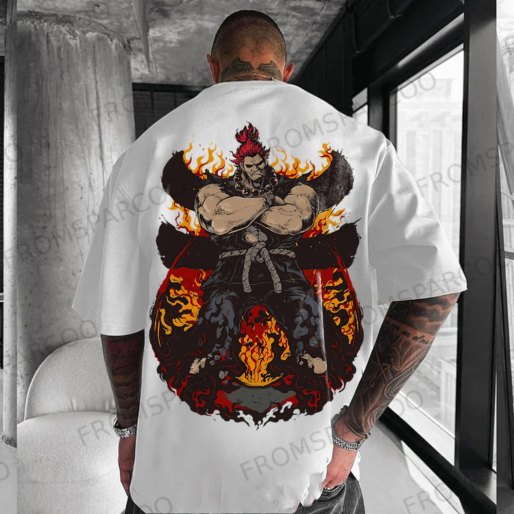 Casual  KOF Design Short Sleeves T-shirt