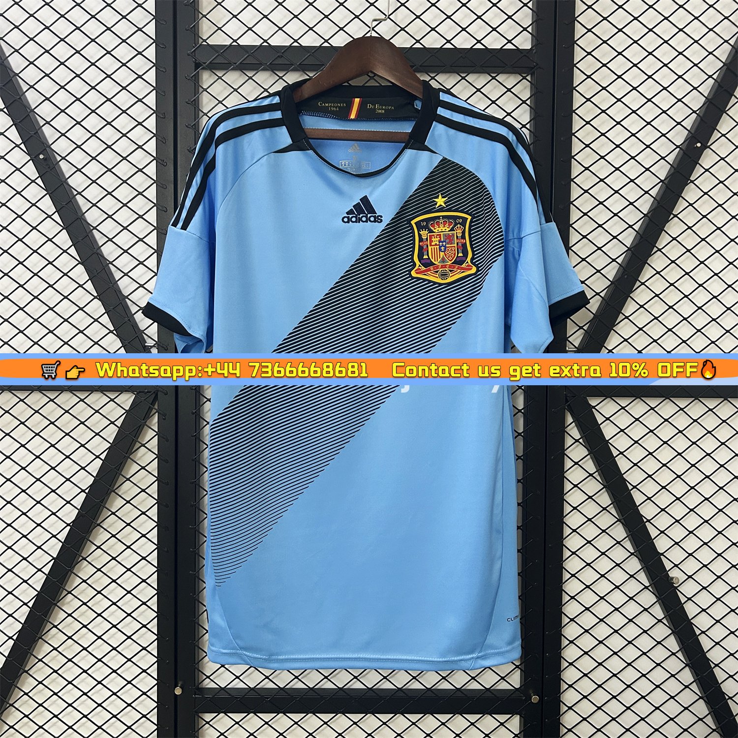 Retro Spain 2012 Away Jersey