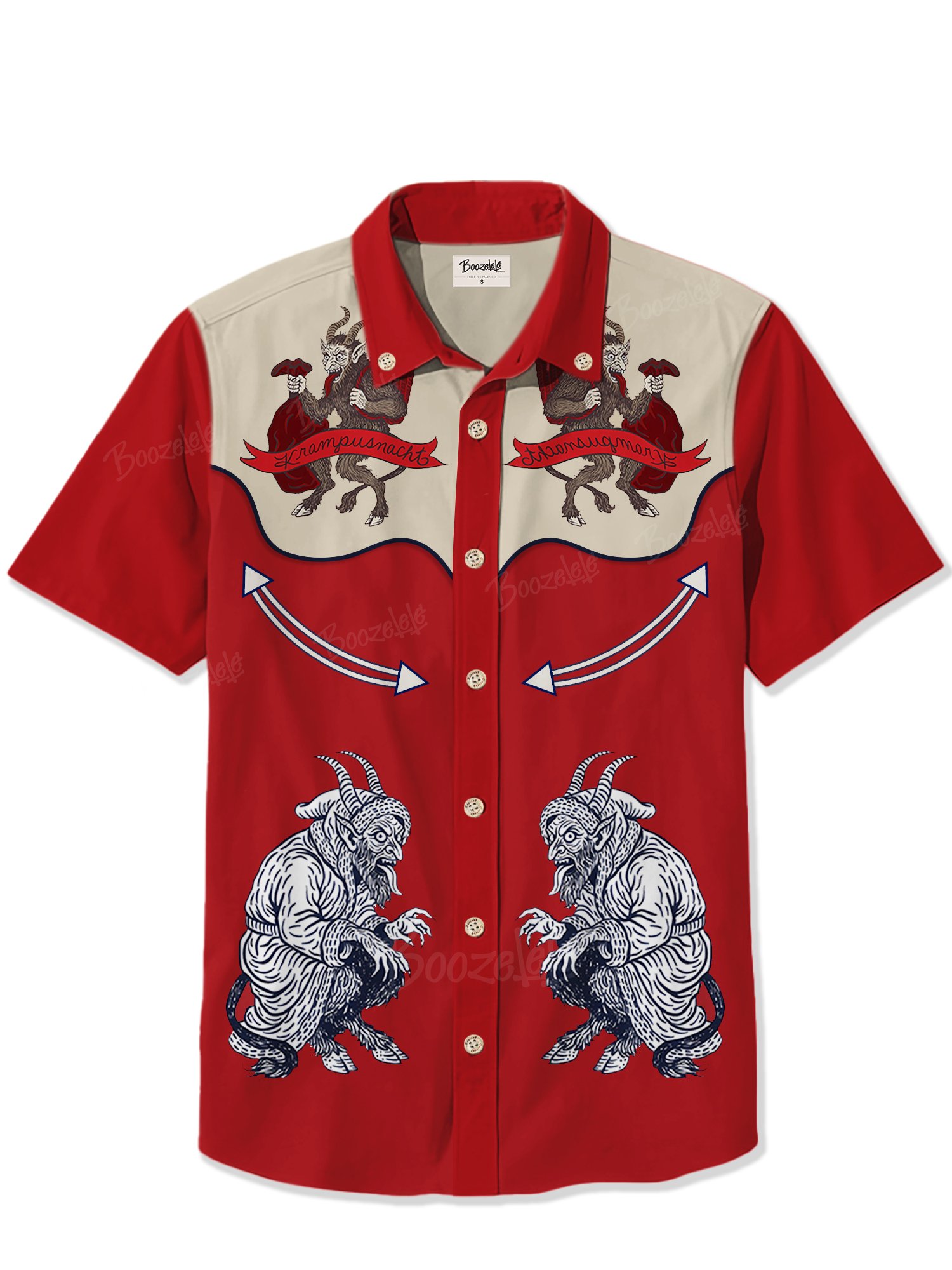 【Anne Thumann X Boozelele】Christmas Krampus- 100% Cotton Shirt