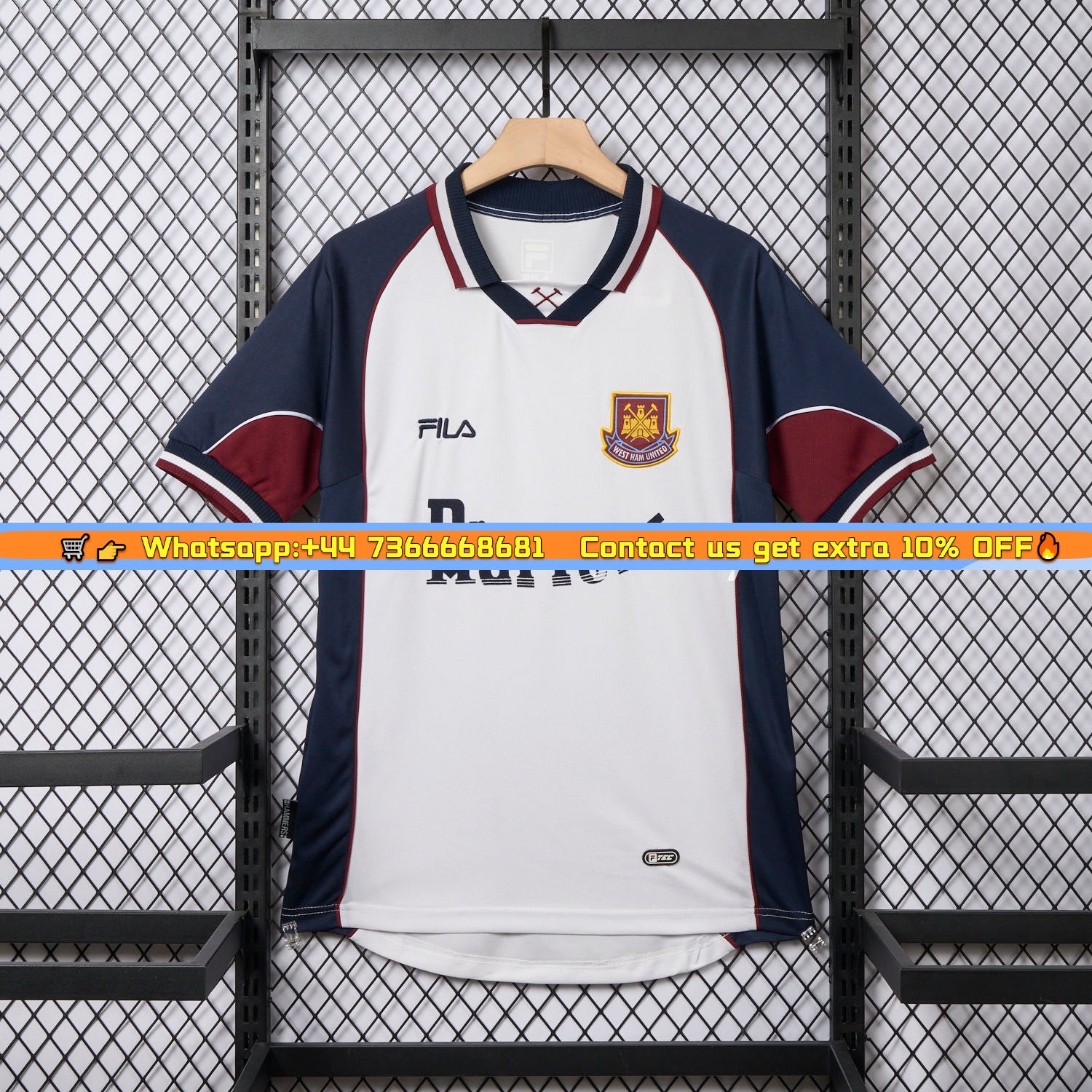 Retro West Ham United 1999-01 Away Jersey