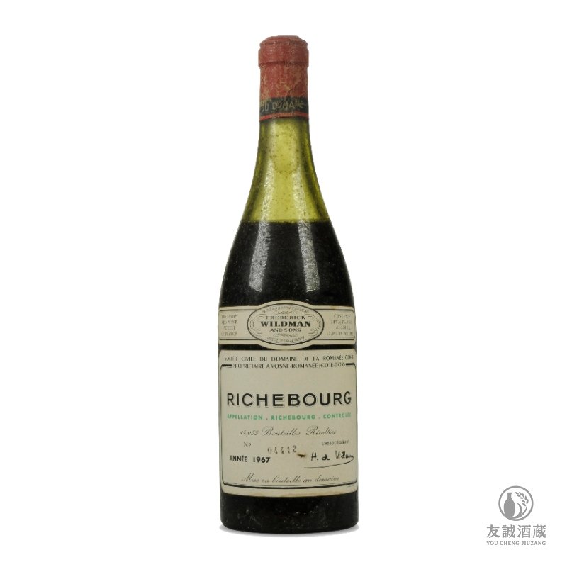  1967年 Roman&eacute;e-Conti Richebourg 李奇堡特級園紅酒 友誠酒藏