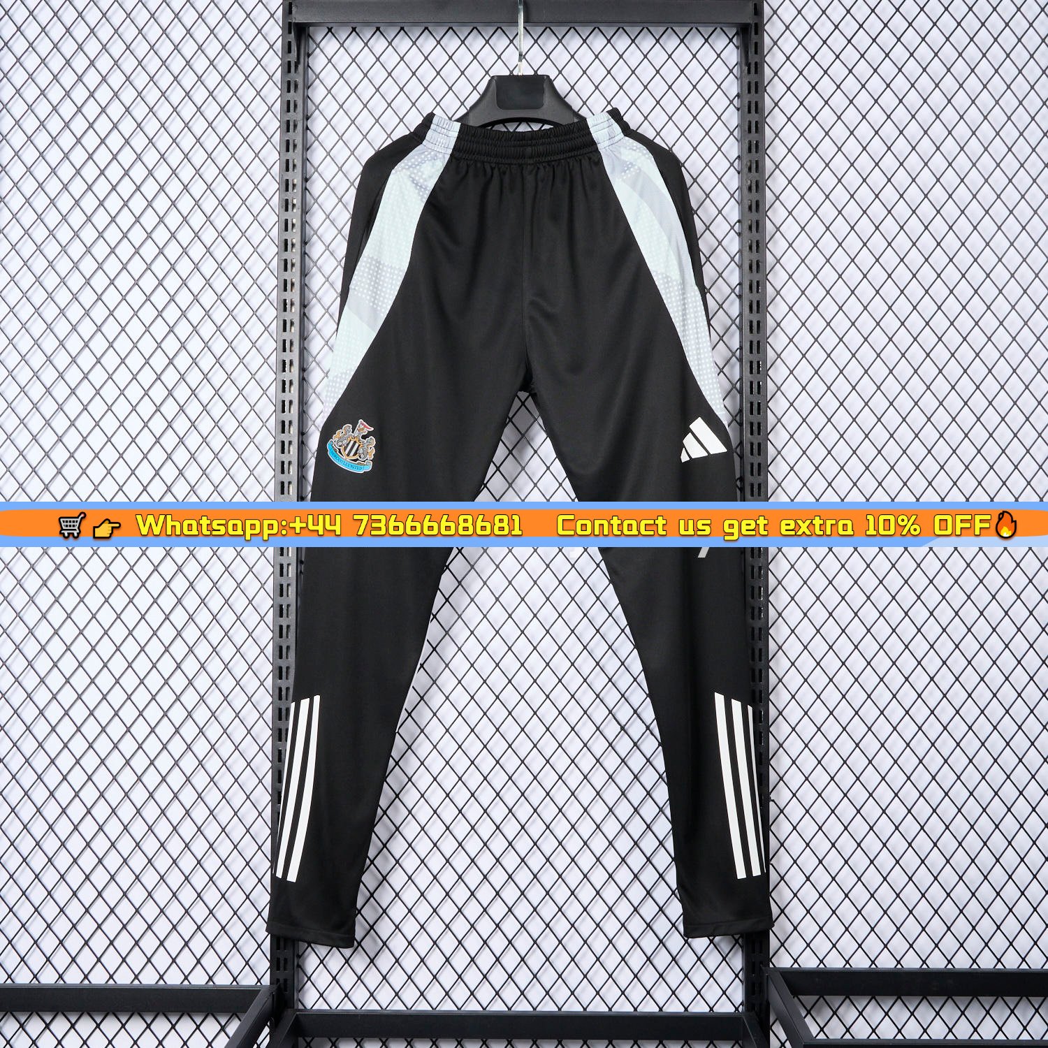 Newcastle United 24-25 Black Training Pants - Player Version