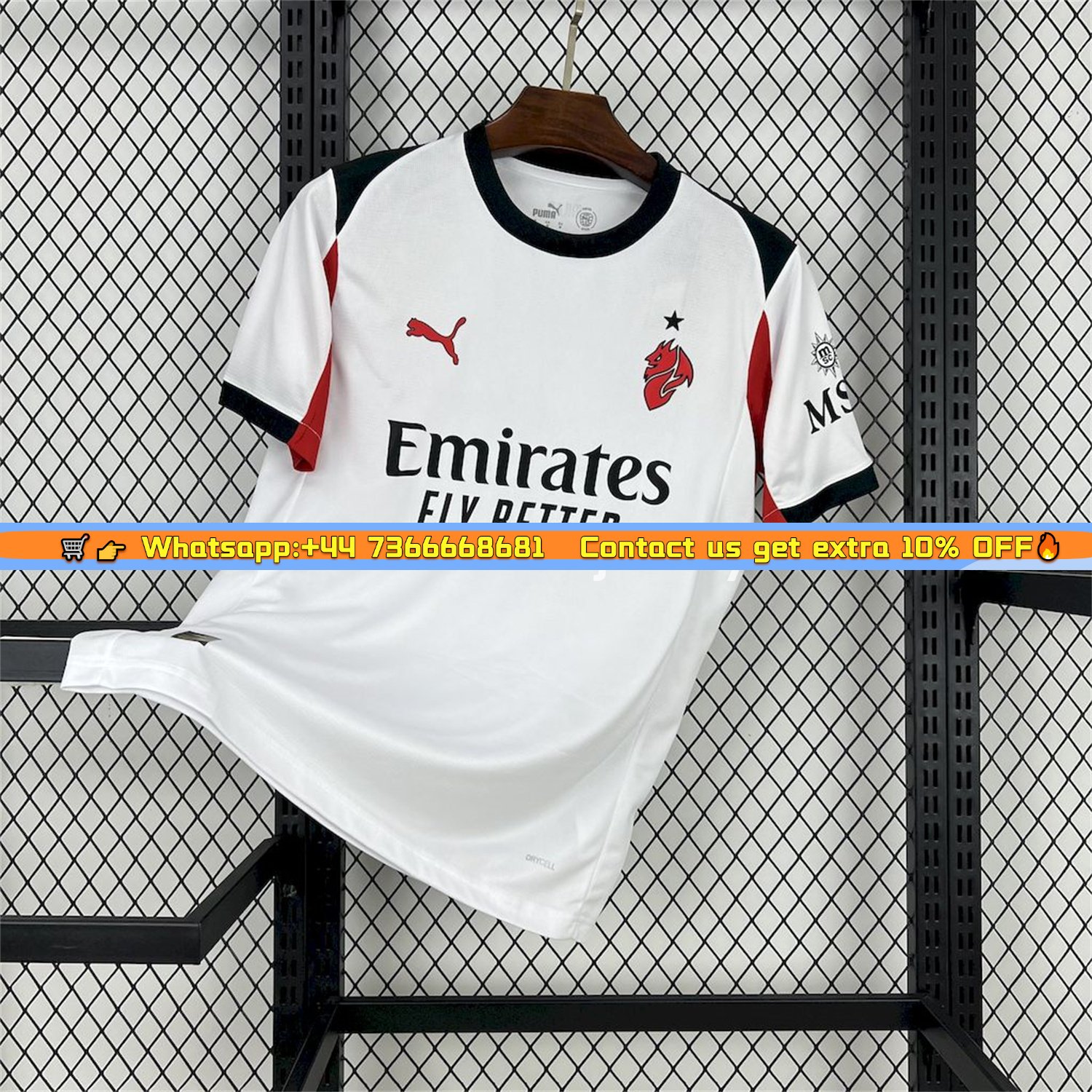AC Milan 25-26 Away White Jersey - Fans Version
