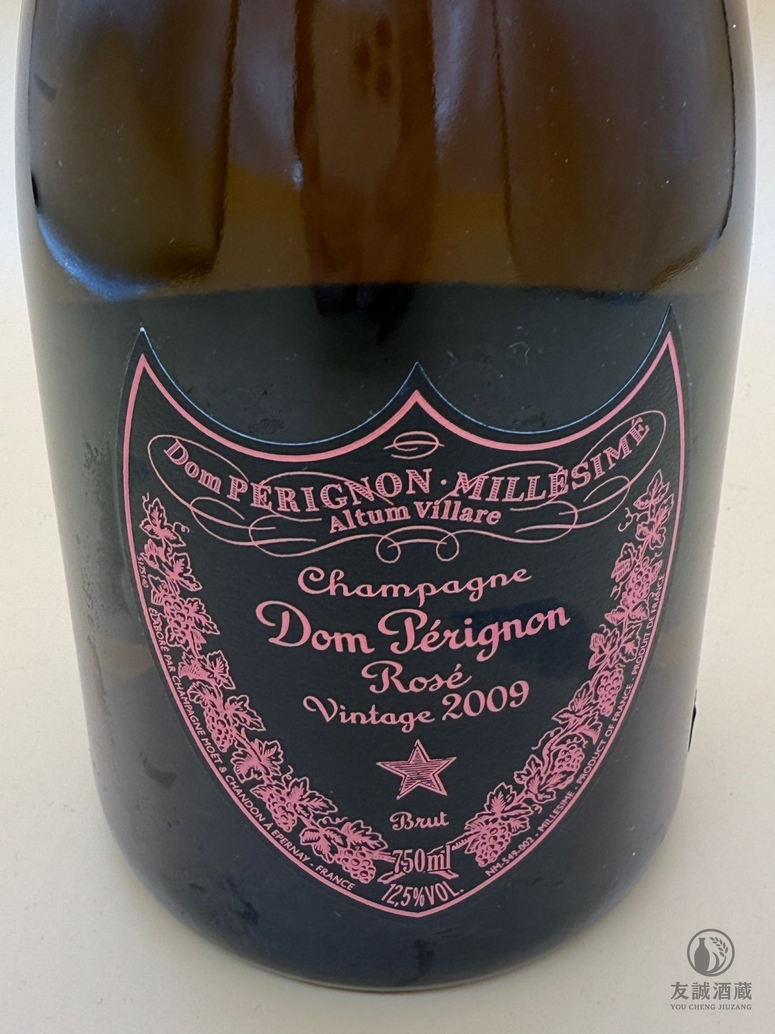 【0000】Dom P&eacute;rignon 2009 香檳王｜經典年份｜兩支優惠｜$2,100/支 友誠酒藏