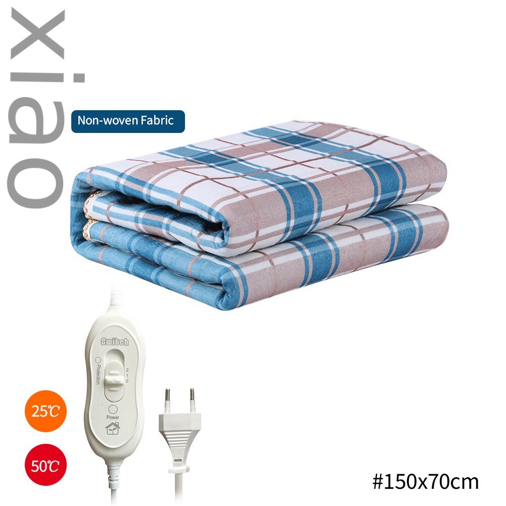 Electric-blanket-Portable Electric Blanket Thicker Heater Heated Blanket Mattress Thermostat Electric Heating Blanket Winter Body Warmer EU Plug-Electric-blanket