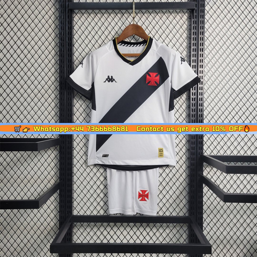 Vasco da Gama 2023 Away Stadium Kids Kit