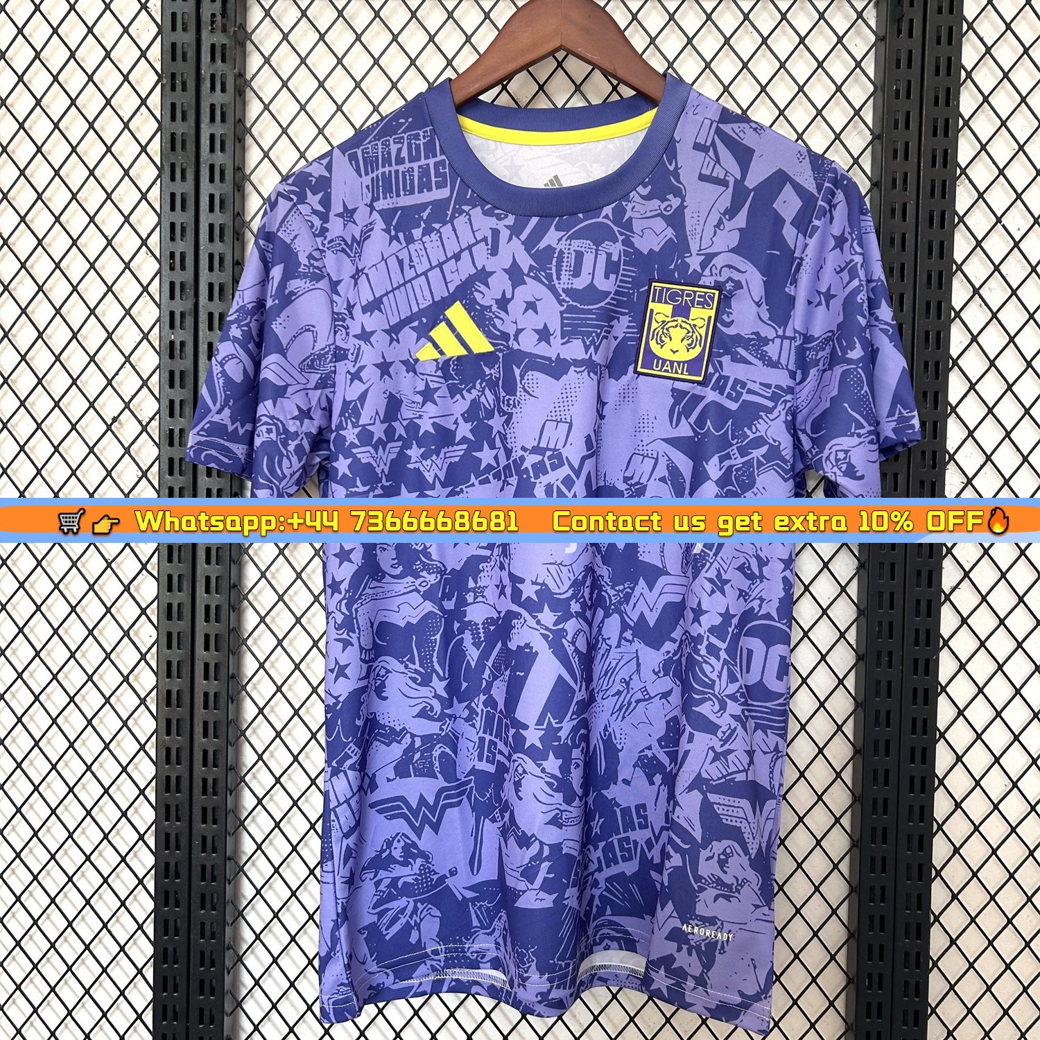 Tigres UANL 25-26 Blue Pre-match Training Jersey - Fans Version