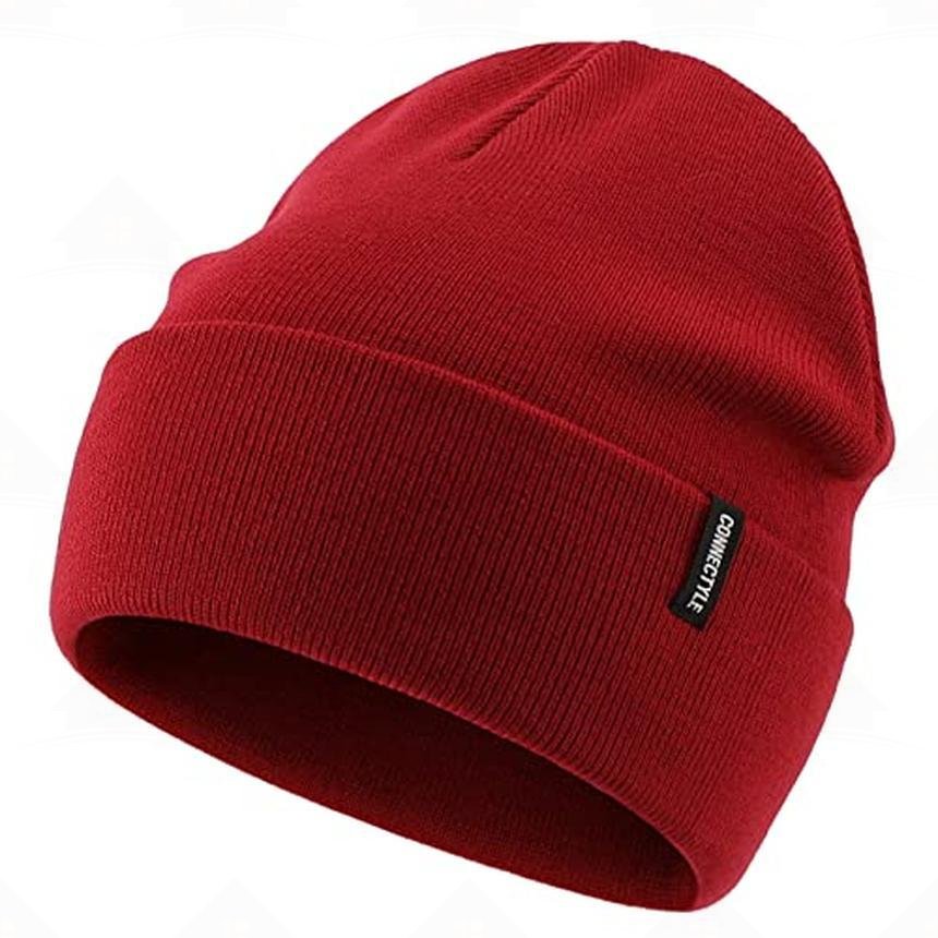 Home Prefer Men's Knit Cuffed Beanie Acrylic Winter Beanies Slouchy Watch Cap