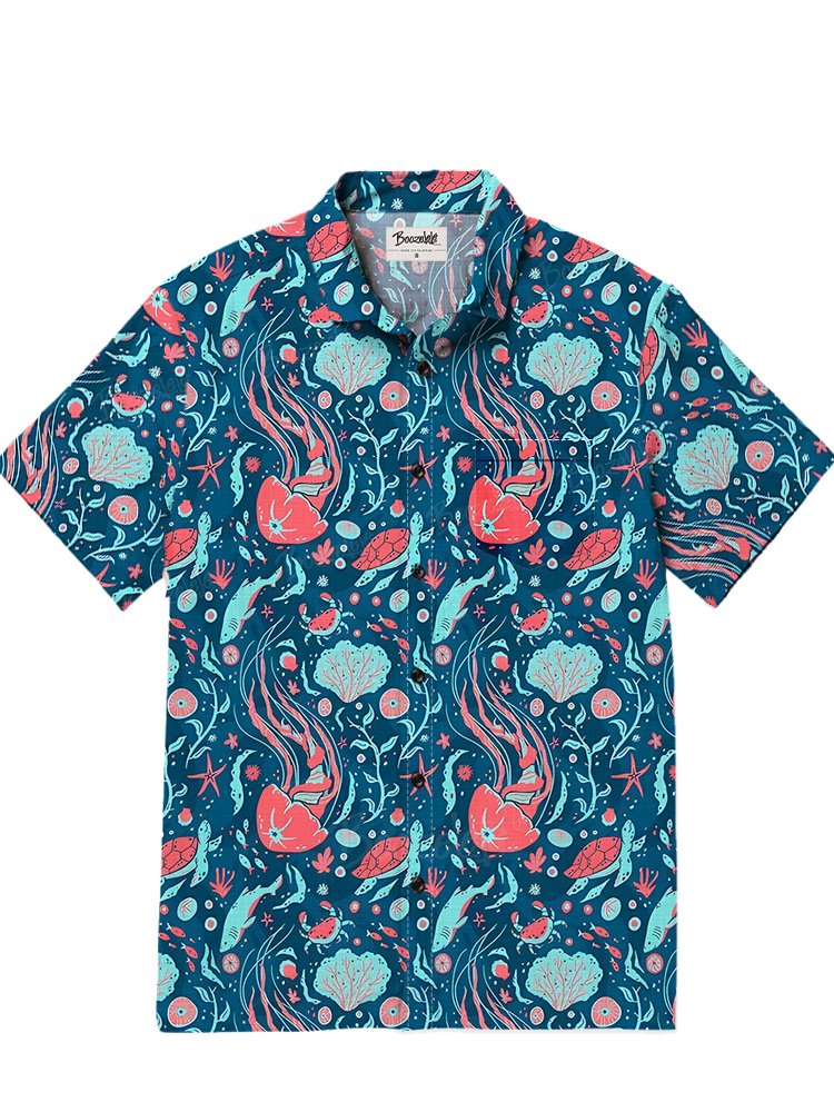 Jellyfish In Shell - Slub Linen Shirt