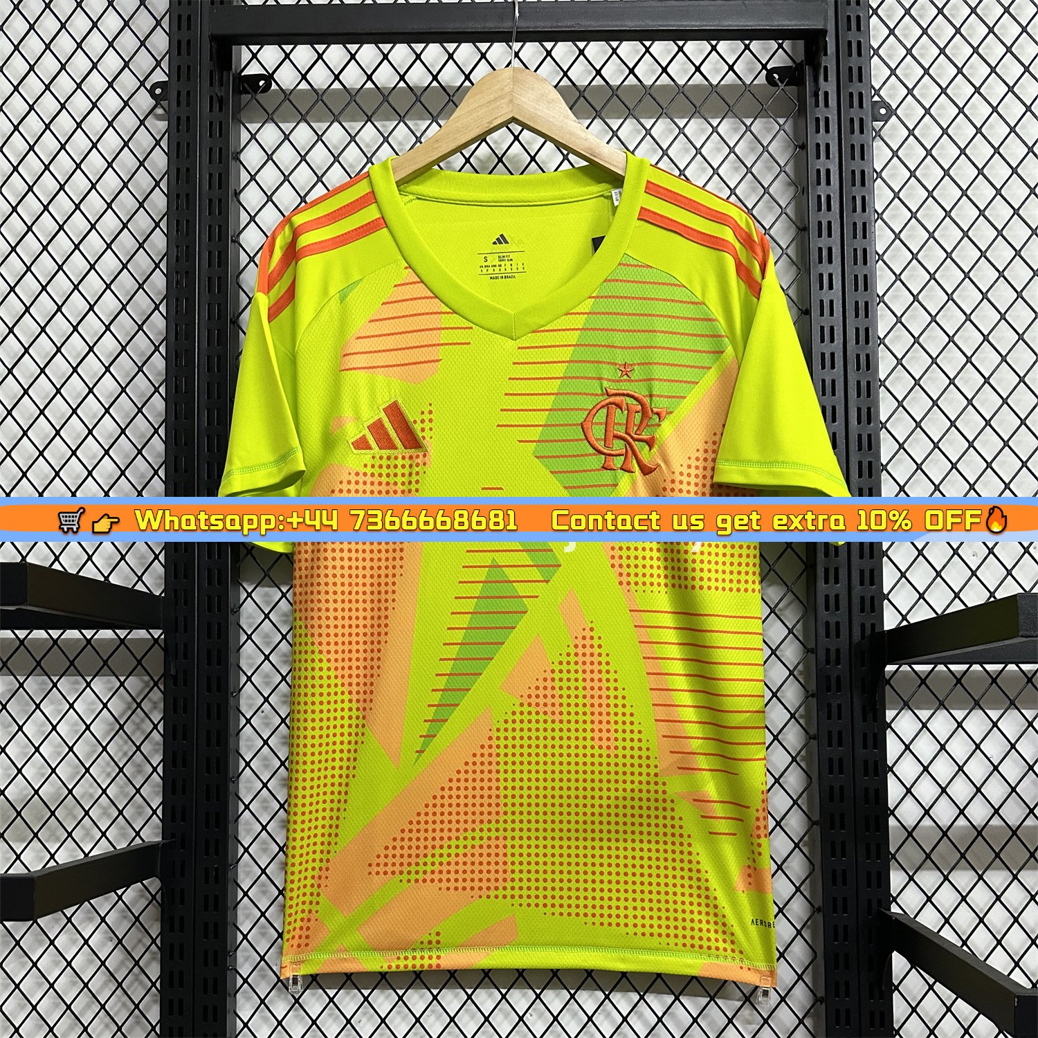 Flamengo 25-26 Yellow Green Goalkeeper Jersey - Fans Version