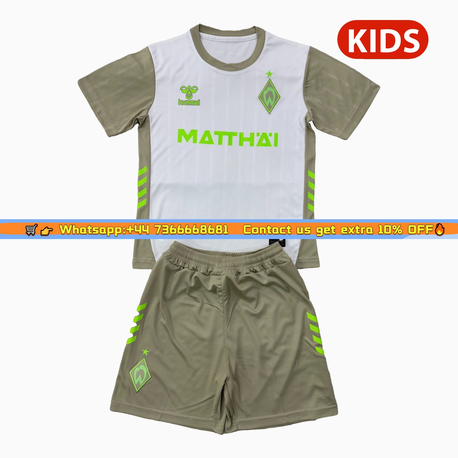 Werder Bremen 25-26 Away Kids Kit