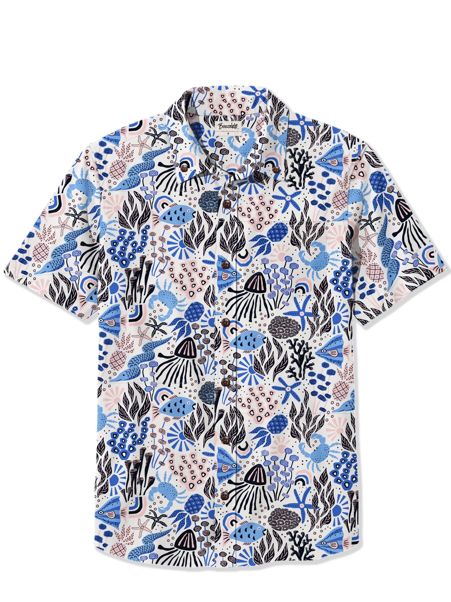 【Vivian Hasenclever X Boozelele】Starfish Fish Coral Paradise- 100% Cotton Shirt