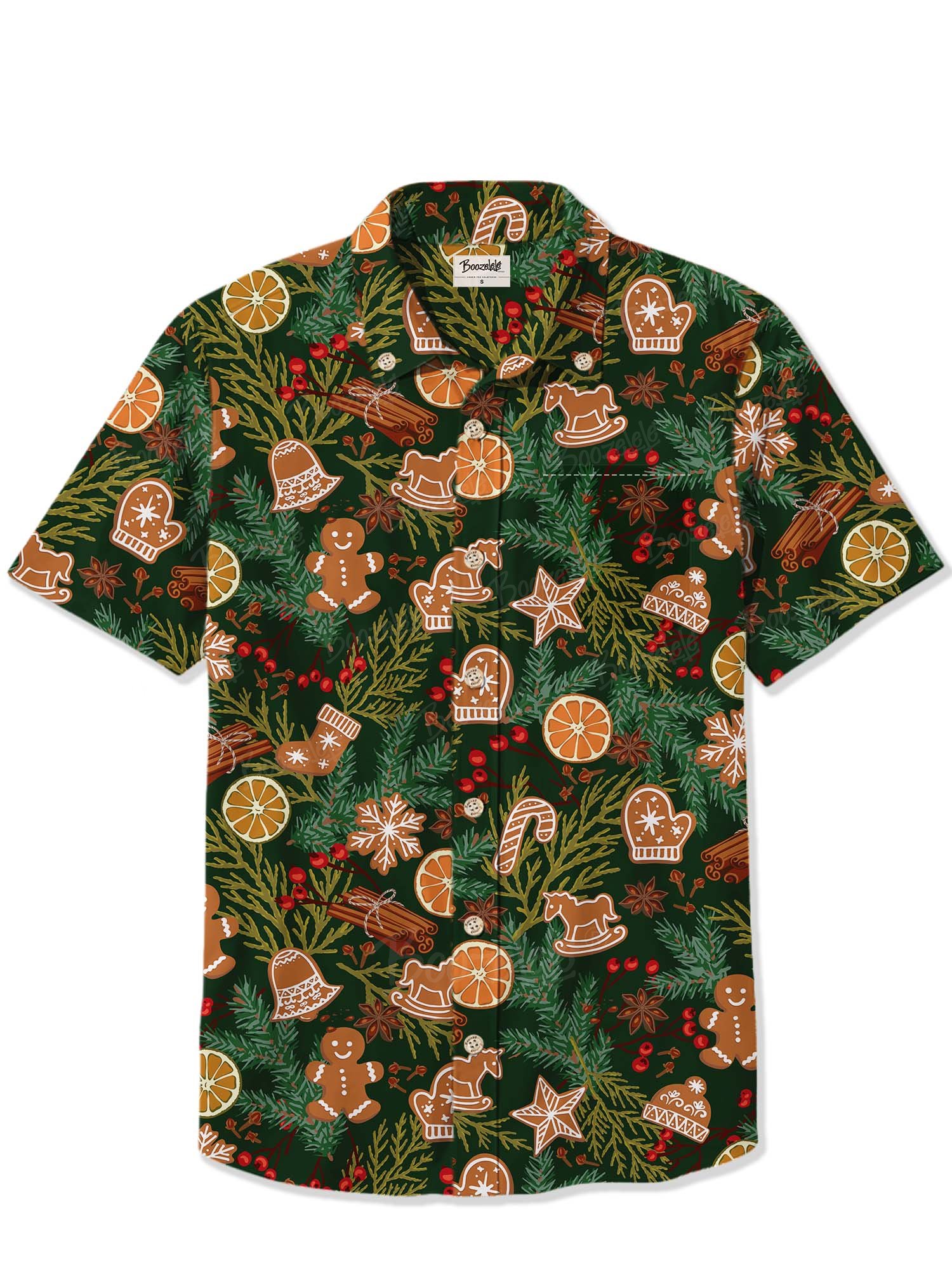 【Clearance】Christmas Gingerbread Man - 100% Cotton Shirt