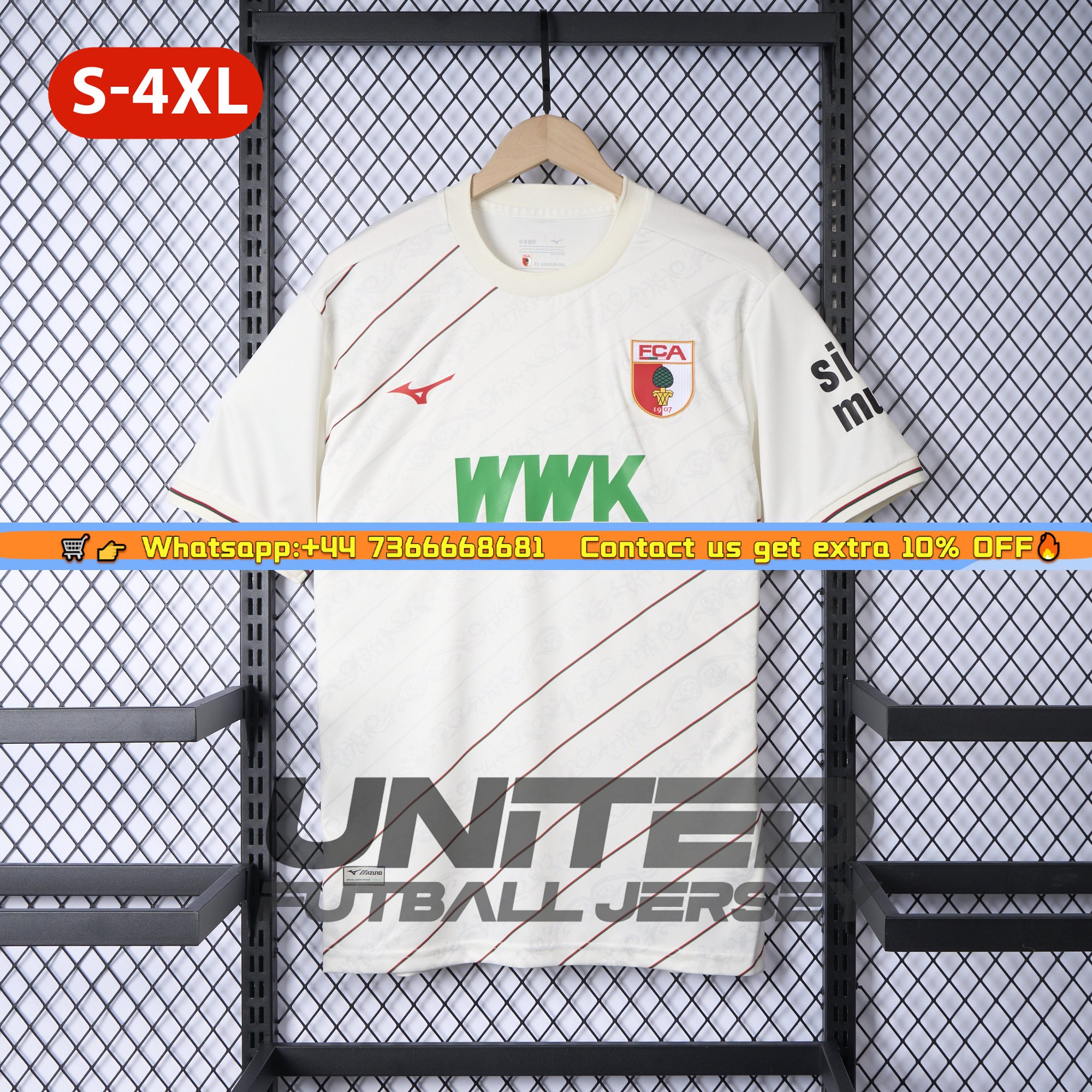 FC Augsburg 24-25 Home Jersey - Fans Version