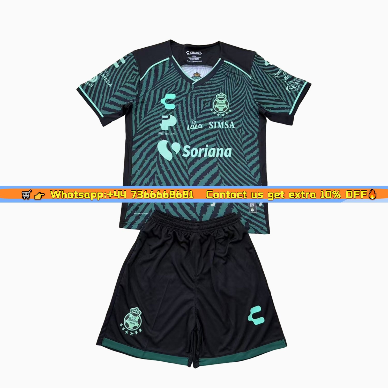 Santos Laguna 24-25 Away Kids Kit