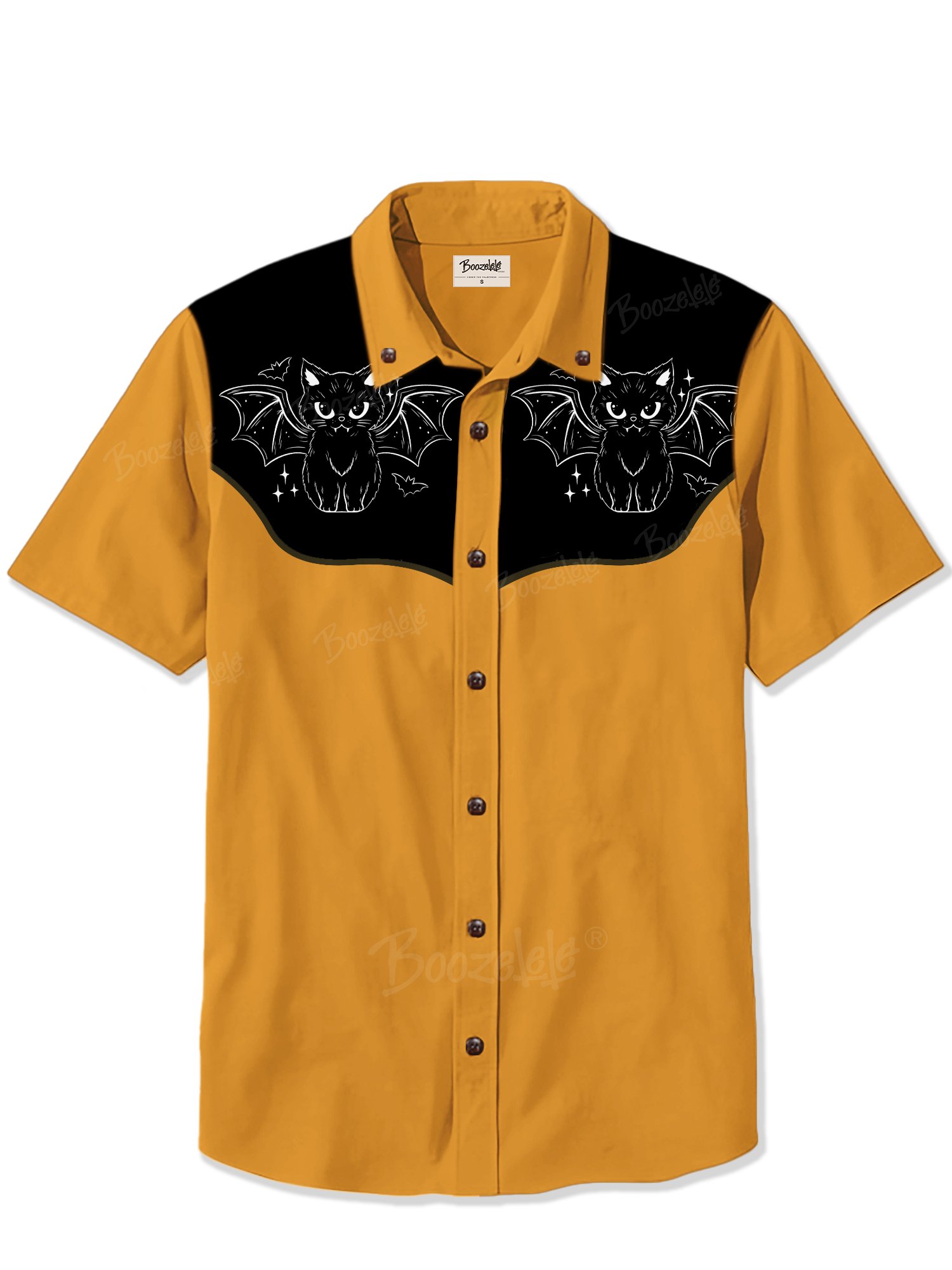【Mystic Heart X Boozelele】Batcat - 100% Cotton Shirt
