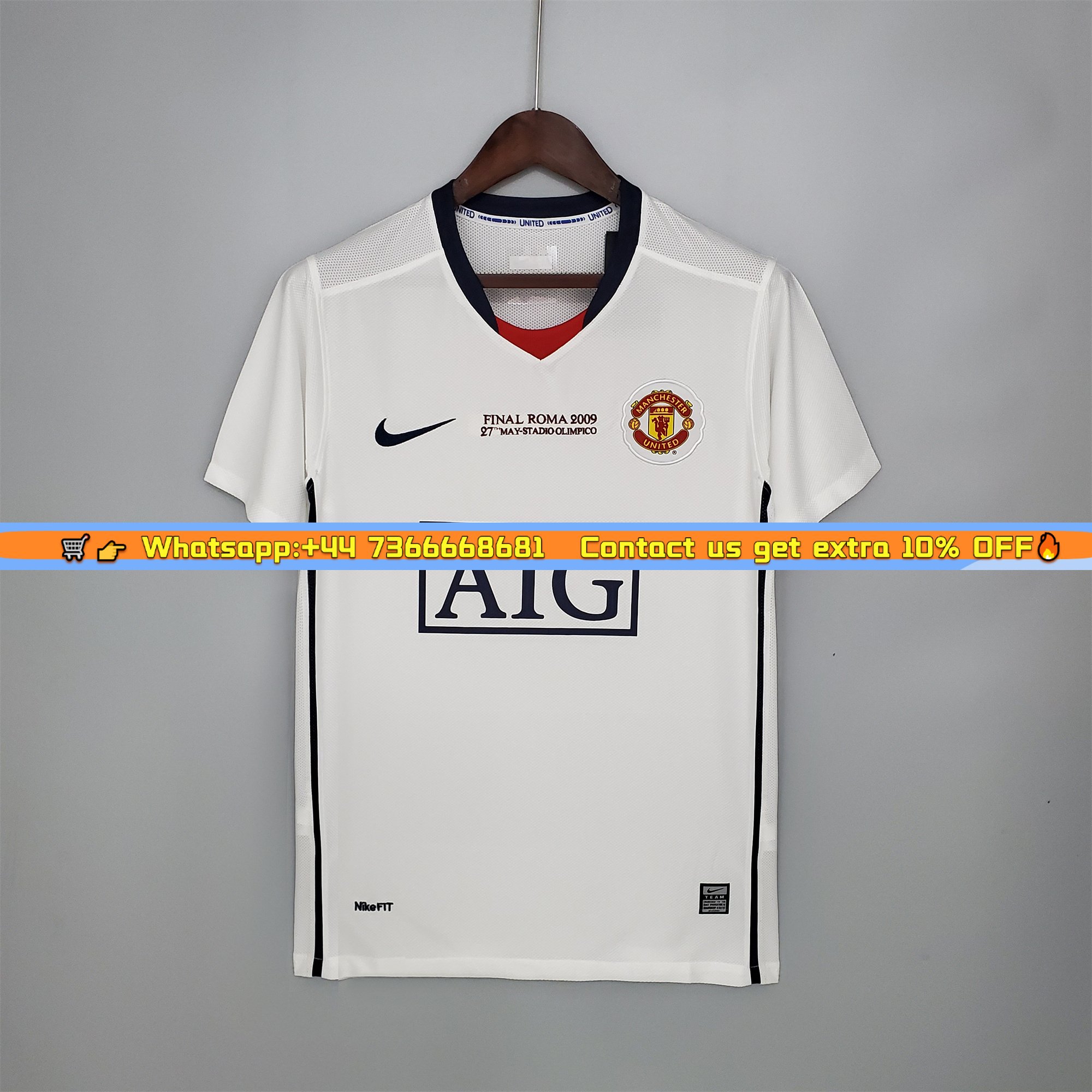 Manchester United Retro 08-09 Away Jersey - Champions League Final Version