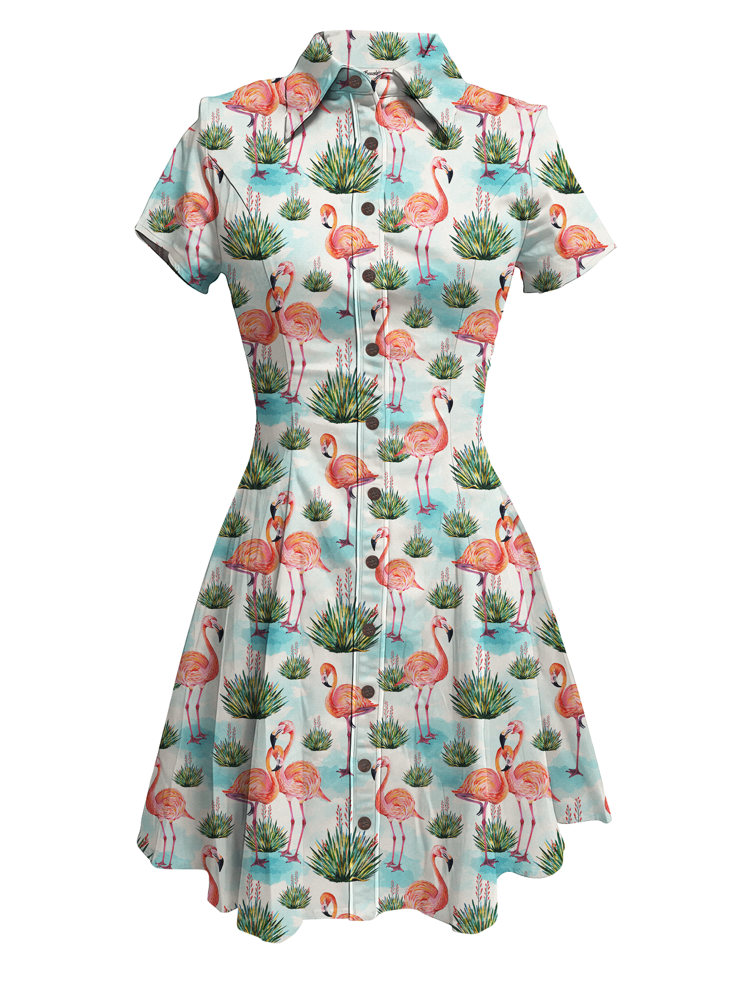 【Olena Kovalova  X Boozelele】Wild Elegance  - 100% Cotton Dress