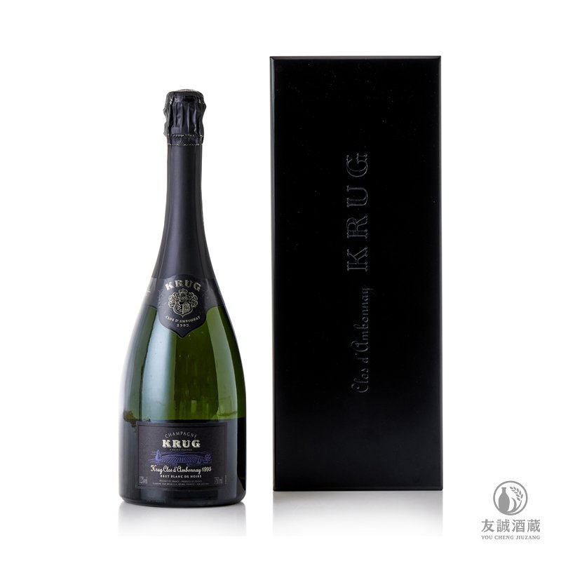 1995年Champagne Krug Clos d'Ambonnay Blanc de Noirs Brut 1庫克 安邦內黑鑽黑中白香檳 友誠酒藏