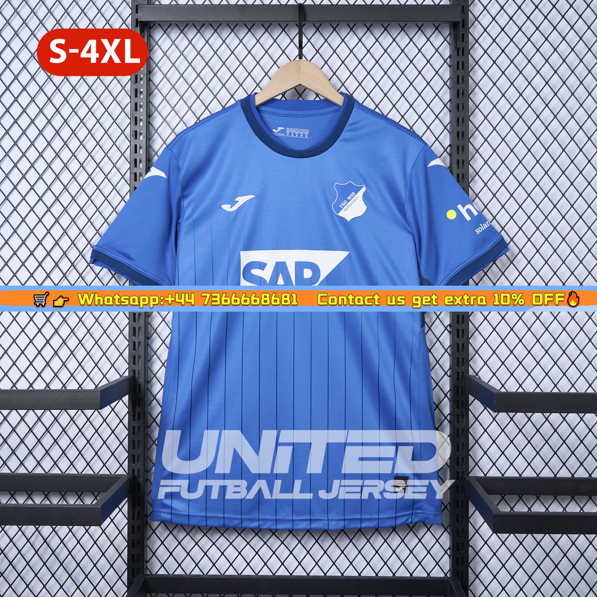 Hoffenheim 24-25 Home Stadium Jersey - Fans Version