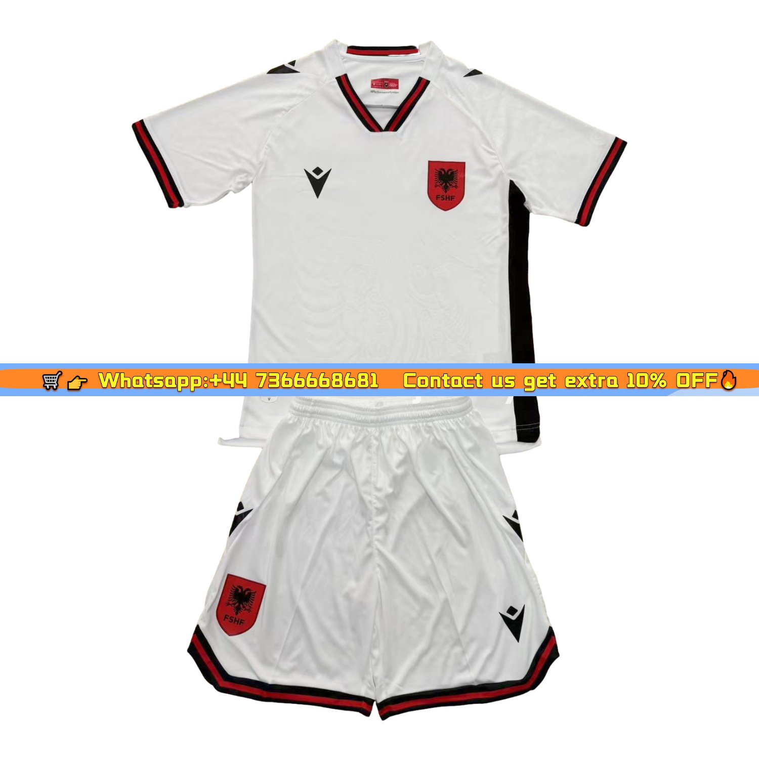 Albania 25-26 Away Men's Adult Jersey Set - Fans Version