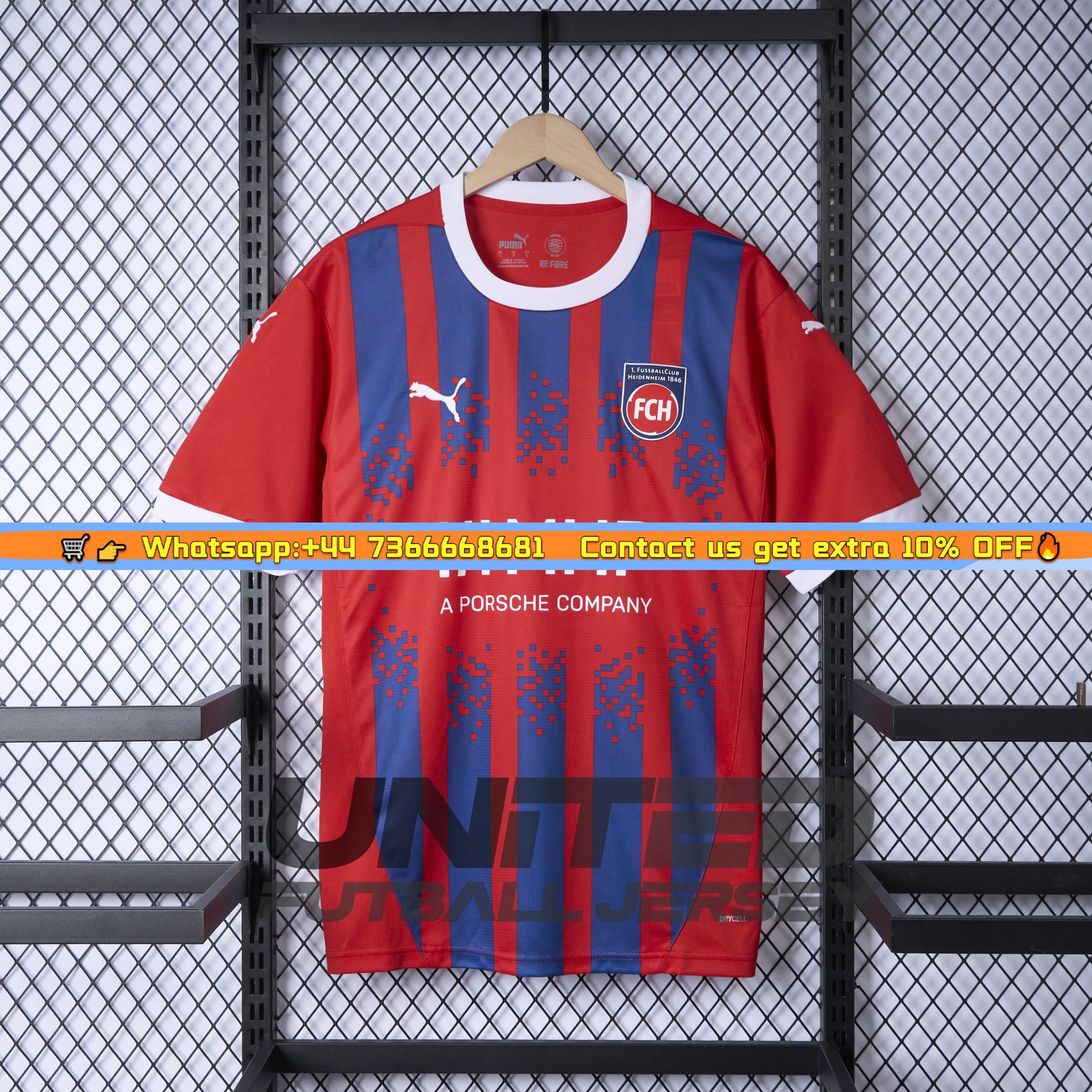 FC Heidenheim 24-25 Home Stadium Jersey - Fans Version