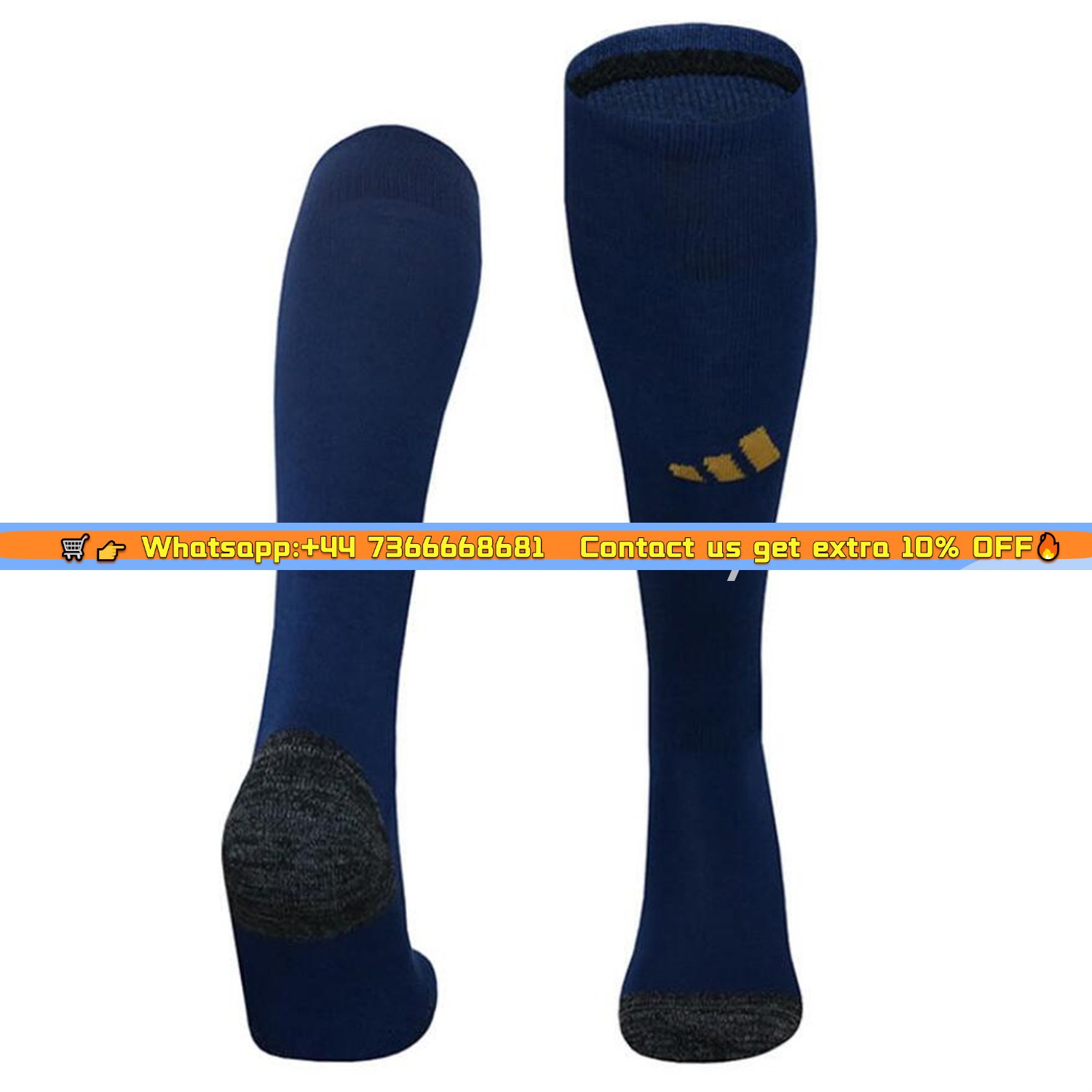 Al Nassr Riyadh Victory 24-25 Away Socks - Deep Blue
