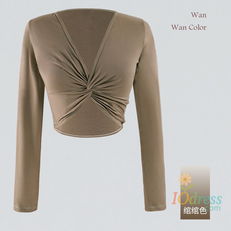 IO Dress Women Dance Tops Ballet Dance Blouse Modern Classical Dance Coats Long Sleeve Adults Teen Dance Tops Ballet Outfits
