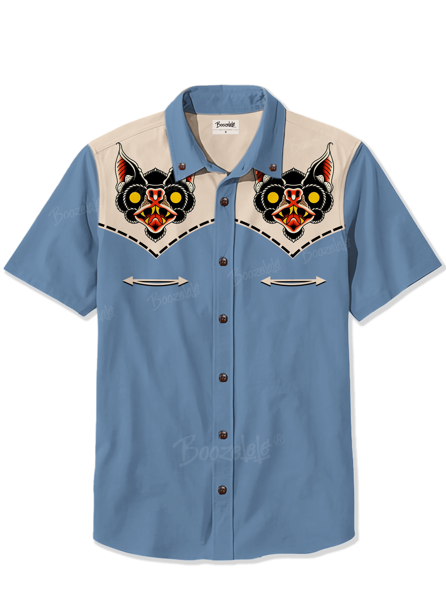 Retro Bat - 100% Cotton Shirt