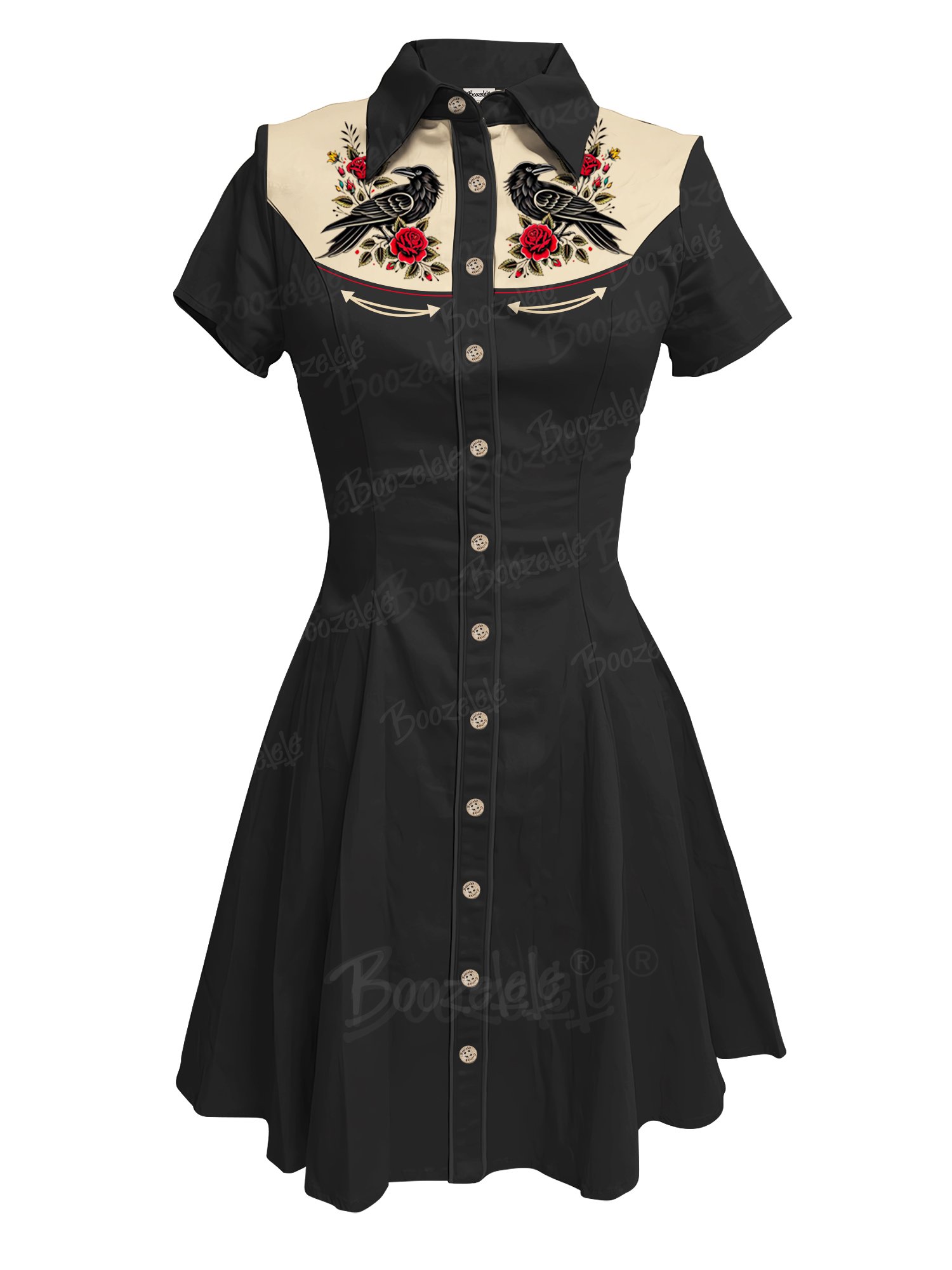 Crow ＆ Rose- 100% Cotton Dress
