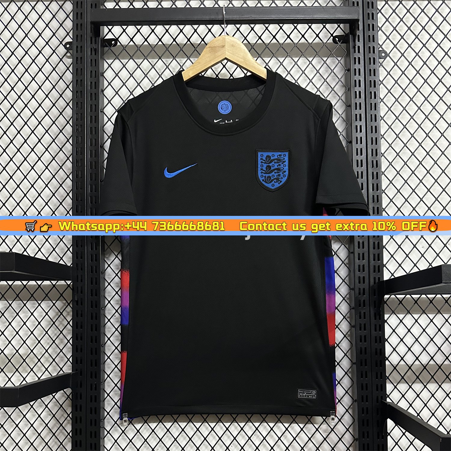 England 2025 Women's Team Away Jersey - Men's Fans Version