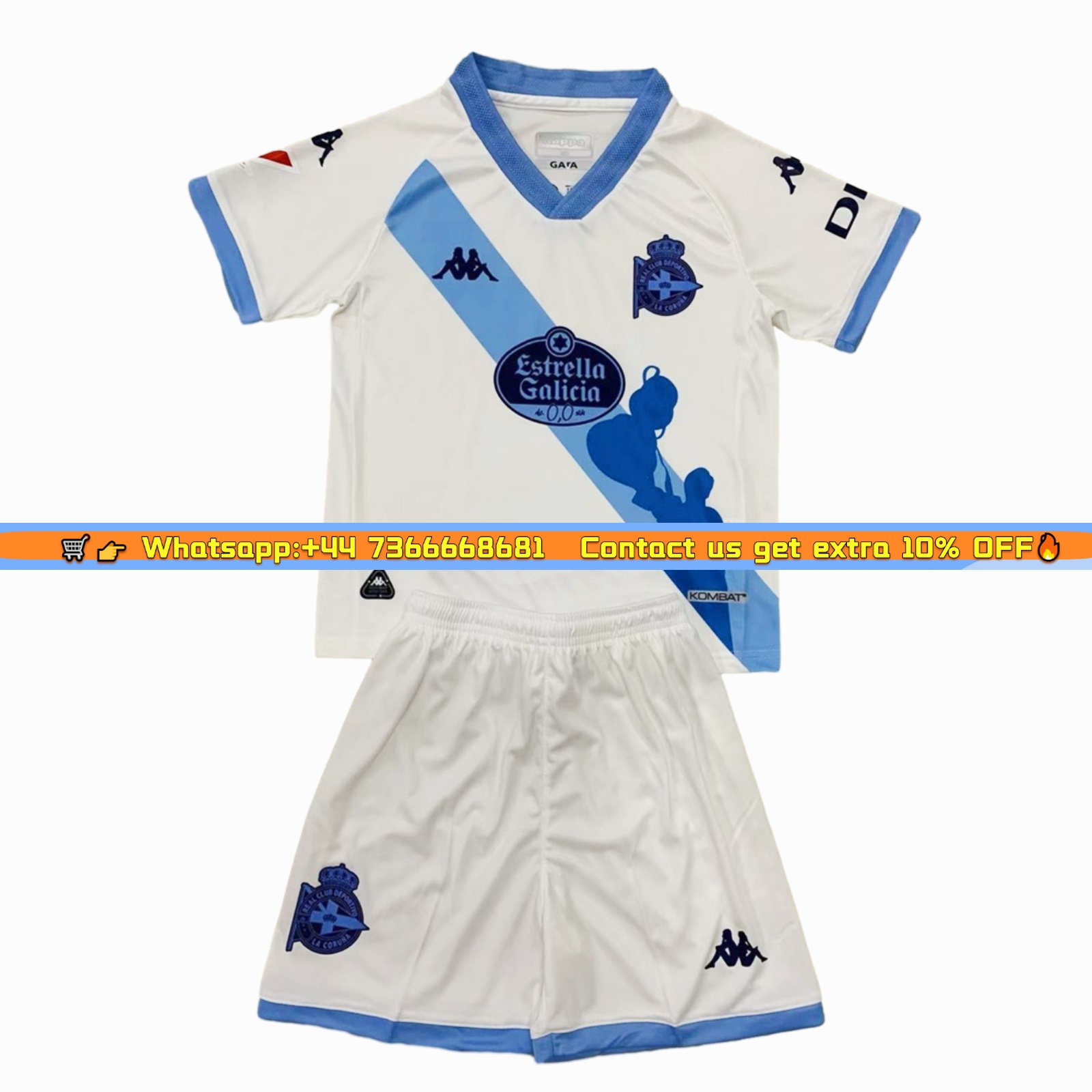 Deportivo de La Coru&ntilde;a 24-25 Third Kids Kit