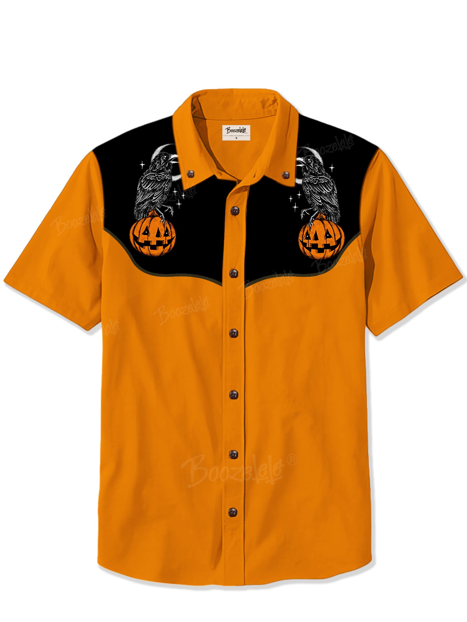 【Mystic Heart X Boozelele】Pumpkincrow- 100% Cotton Shirt