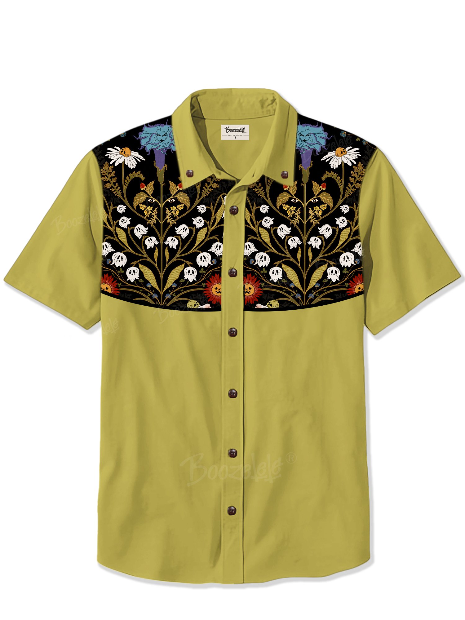 【Rumana X Boozelele】Frightening floral - 100% Cotton Shirt