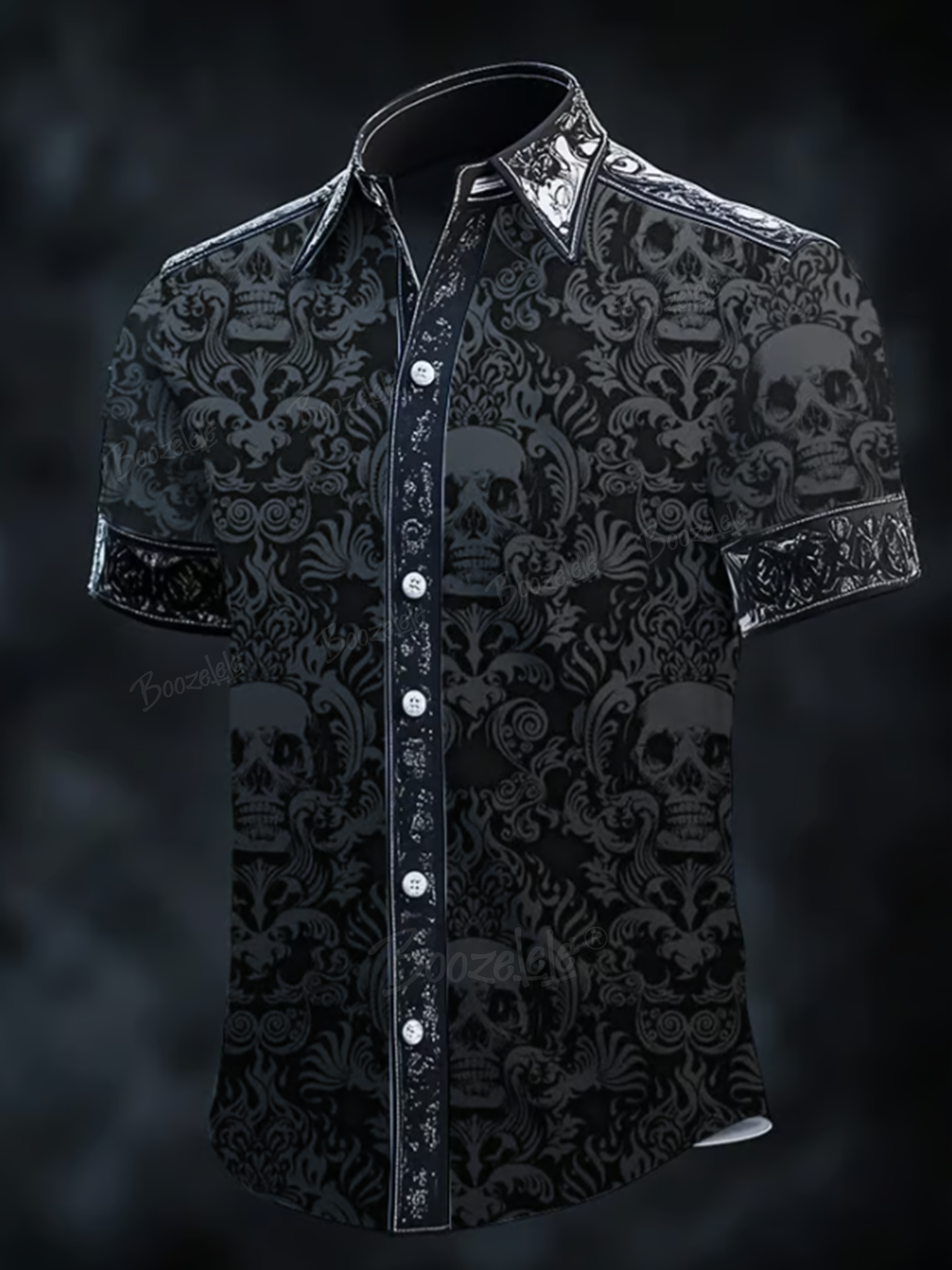 Gothic Dark Print - 100% Cotton Shirt