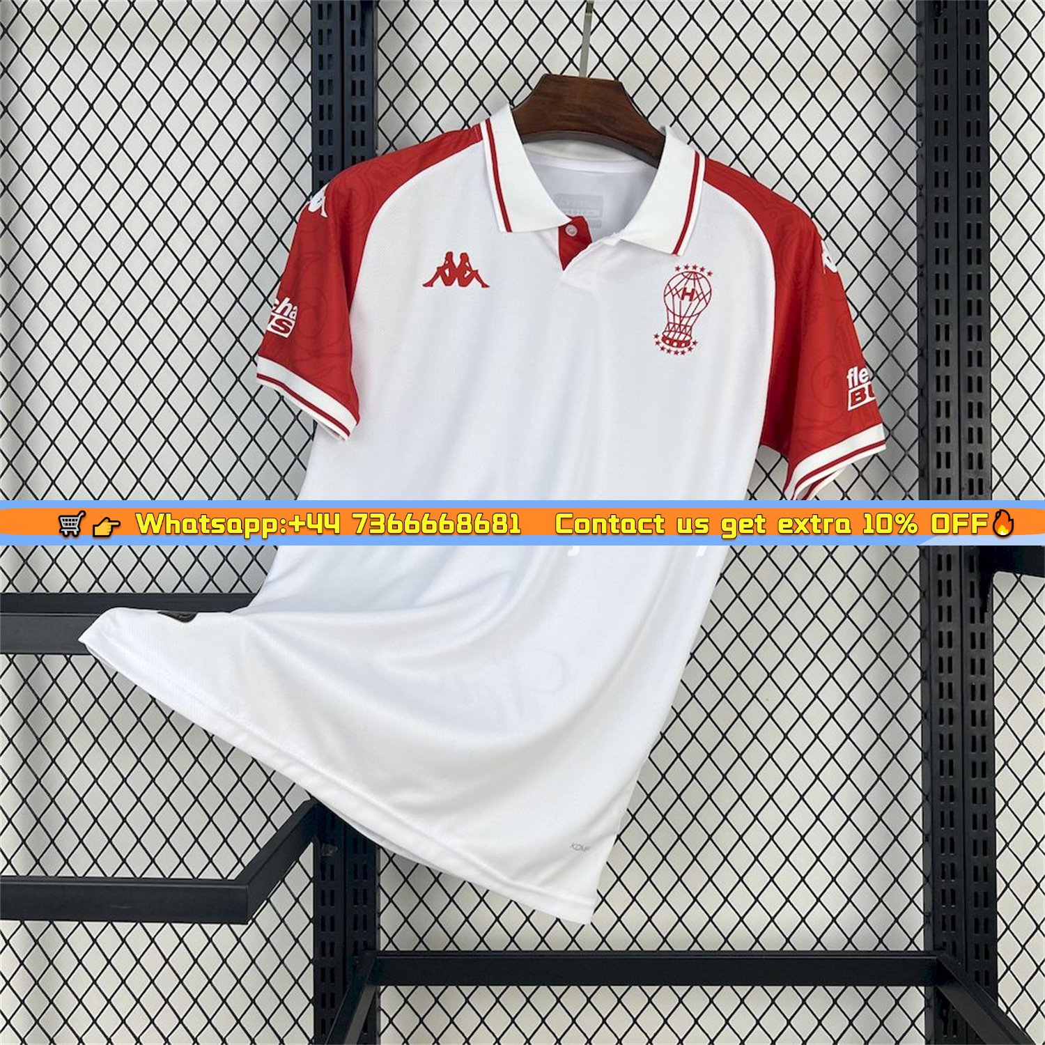 CA Hurac&aacute;n 25-26 Home Unsponsored Jersey - Fans Version