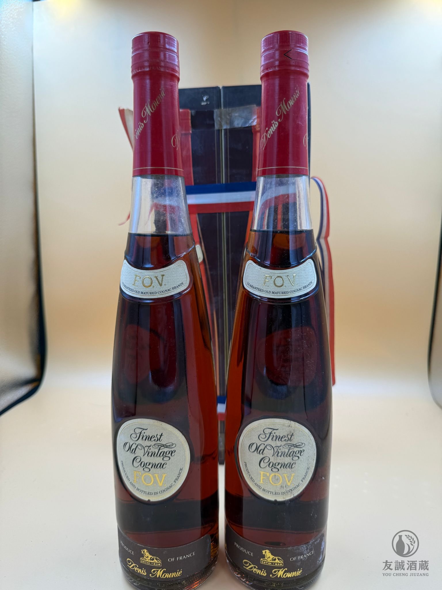 古酒4本　Hennessy、FOV、サントリー 軒尼詩Hennessy｜完美品相｜HK$1,100｜友誠酒藏